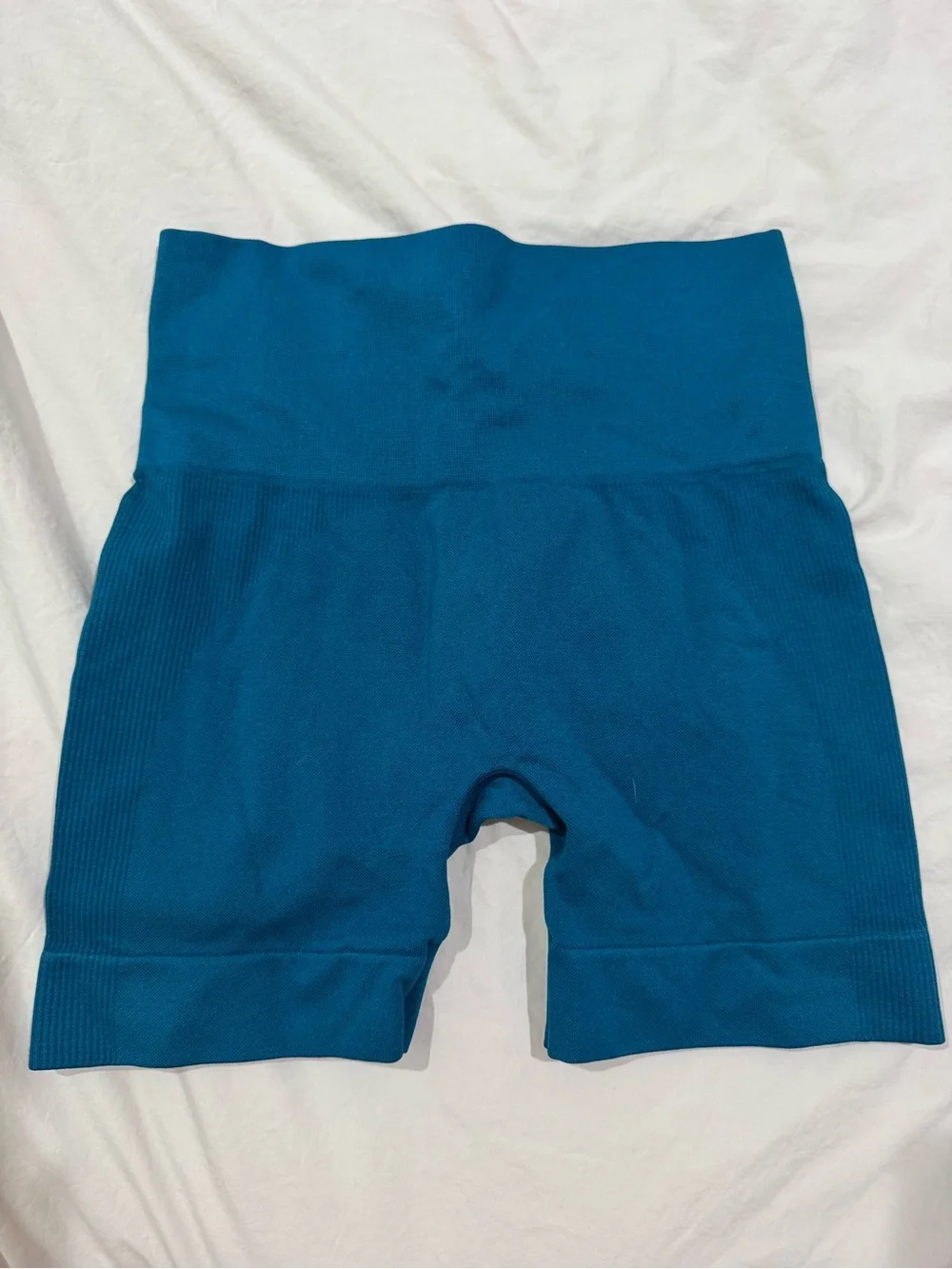 SET Active Sculptflex Ribbed Sports Bra & Biker Shorts Set (S top, XS shorts)